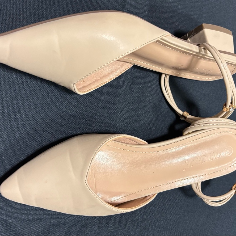 Chic Beige Women's Heels